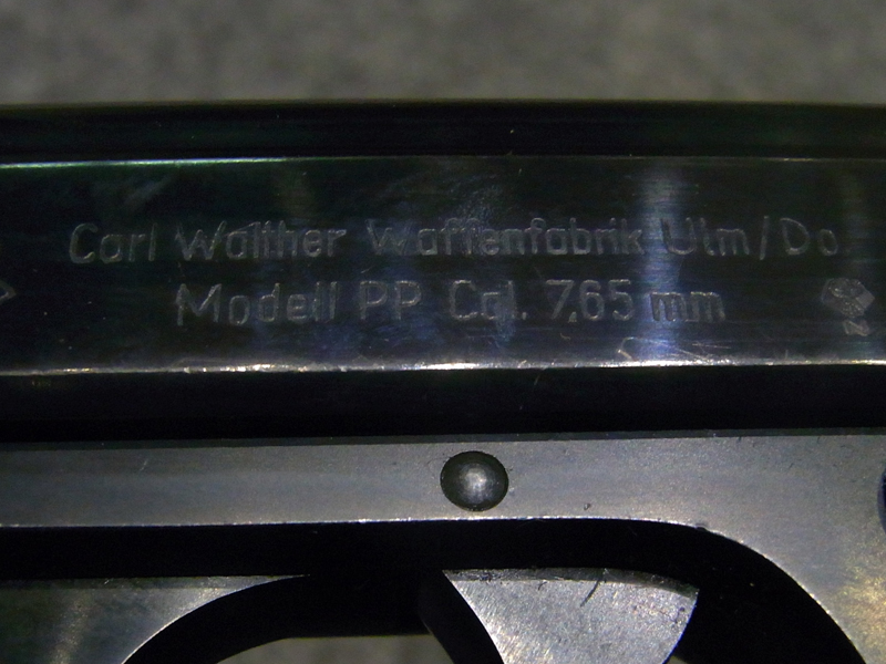pistola Walther PP calibro 7,65