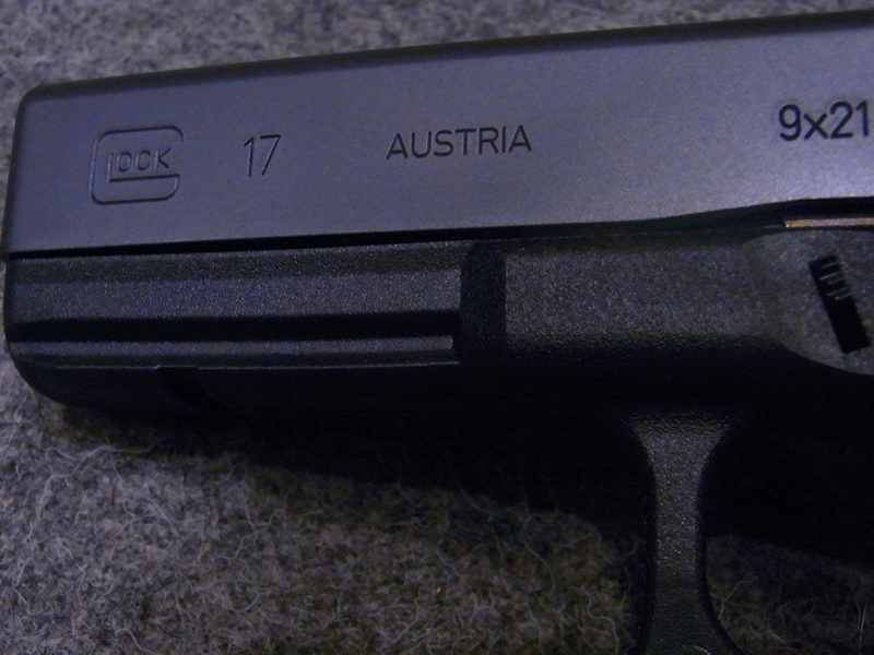 pistola Glock 17 Gen 3 calibro 9 x 21