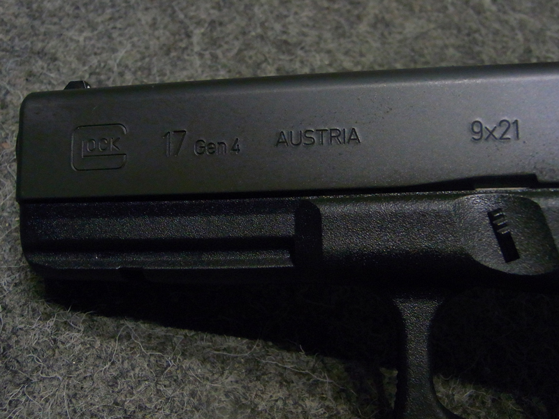 pistola Glock 17 Gen 4 calibro 9 x 21