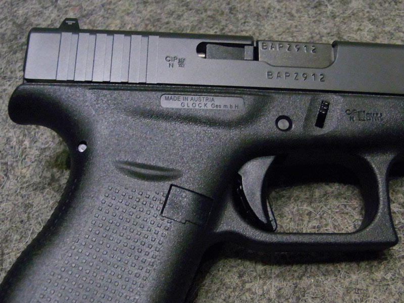 pistola Glock 42 calibro 9 corto