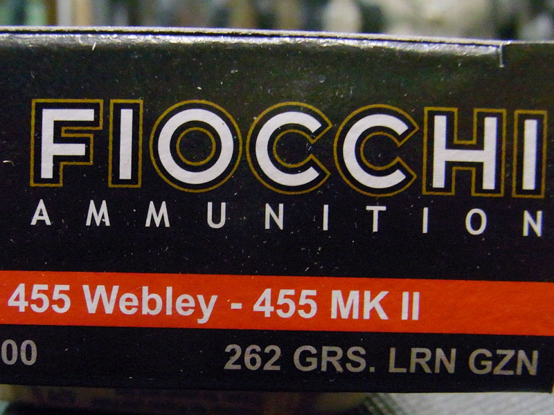 munizioni Fiocchi 455 Webley