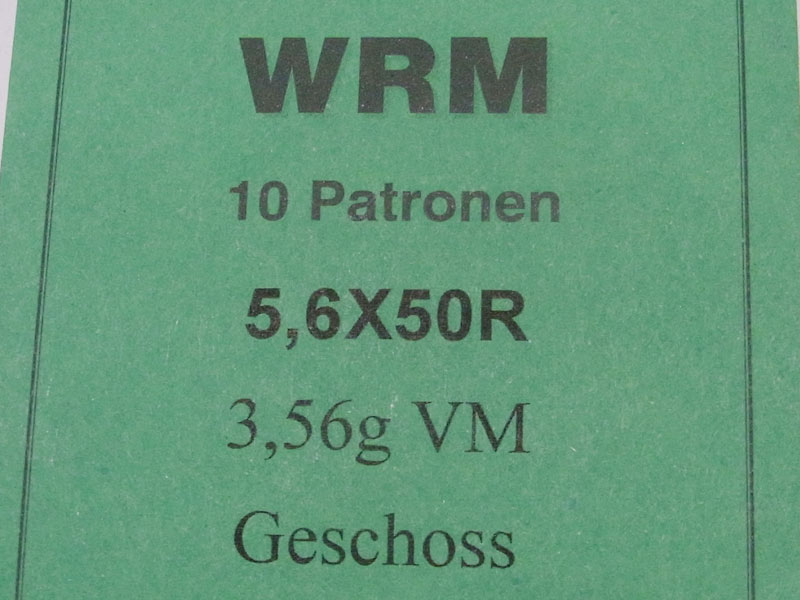 WRM calibro 5,6 x 50